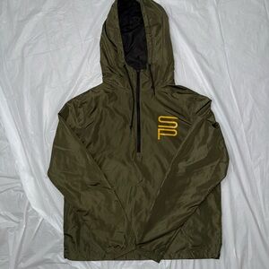 Olive Green Hooded Jacket